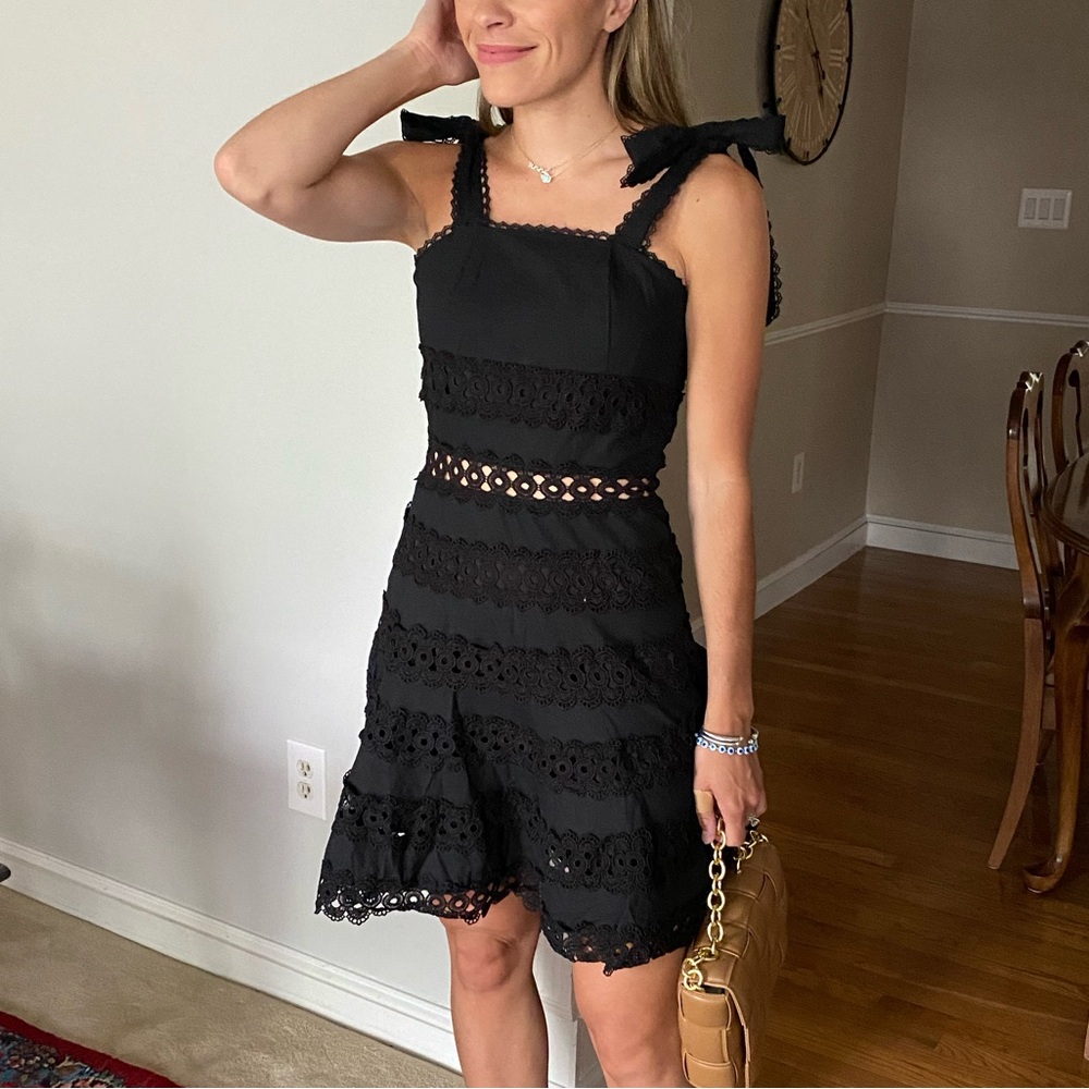 Goodnight Macaroon Black Dress